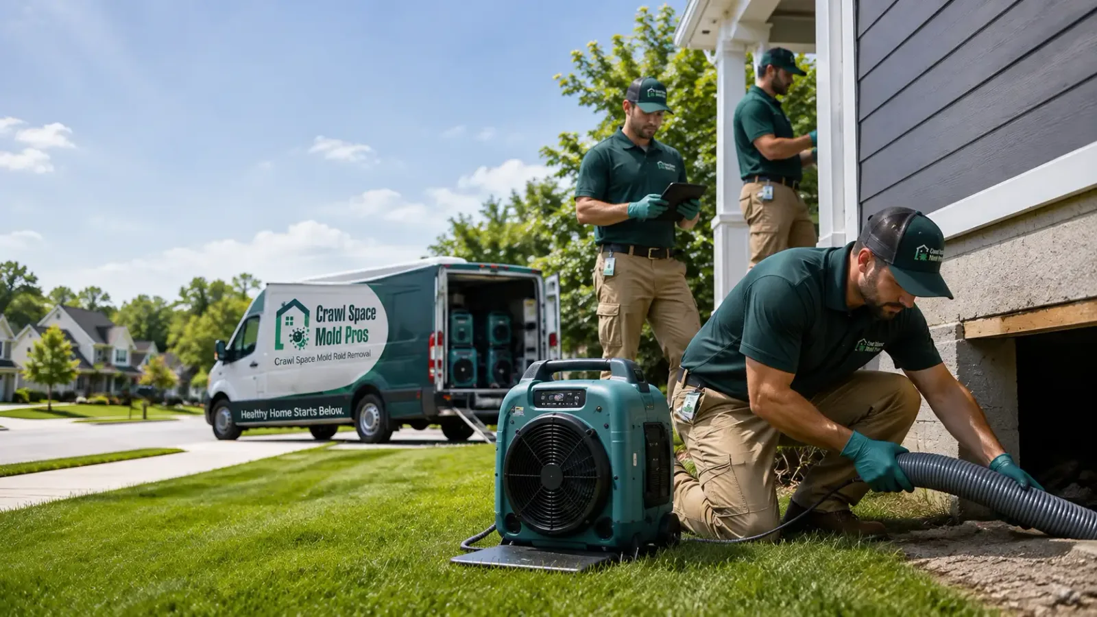 Crawl Space Mold Removal in Carpenter, IA